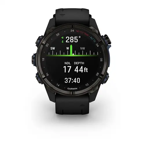 Спортивные часы Garmin Descent Mk3i – 43 mm Carbon Gray DLC Titanium w. Black Silicone Band (010-02753-10/11) - фото 9