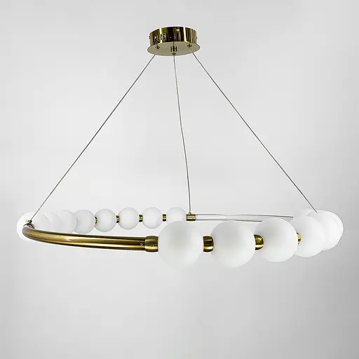 Люстра Nordic Pearl с плафонами-жемчужинами на 3 режима Line F | Ст. SG33 - фото 13