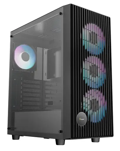 Корпус OCYPUS GAMMA C70 BK ARGB (GAMMA-C70-BKG400XX-GL) без блока питания - фото 1