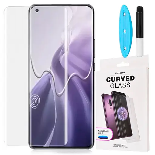 Захисне скло DK для Oppo Find X3 Neo/Reno5 Pro+ 5G UV Curved 010276 clear 2 шт. - фото 3