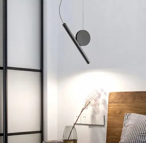 Подвесной светильник с черным корпусом Line F | Ст. DE3C BK - фото 1