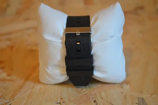 Чоловічий спортивний наручний годинник Skmei 1502 (Чорний з білим циферблатом) - фото 3