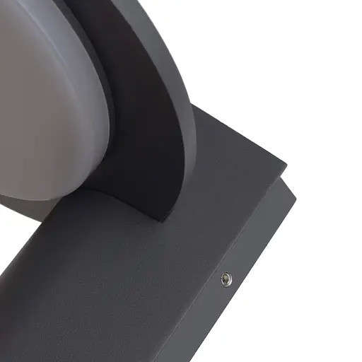Светильник Brille настенный уличный с датчиком движения IP54 PL-26/7W CW DGY MV - фото 5