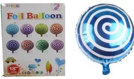 Воздушный шар фольгированный Конфета-леденец, 45 см (в ассортименте)