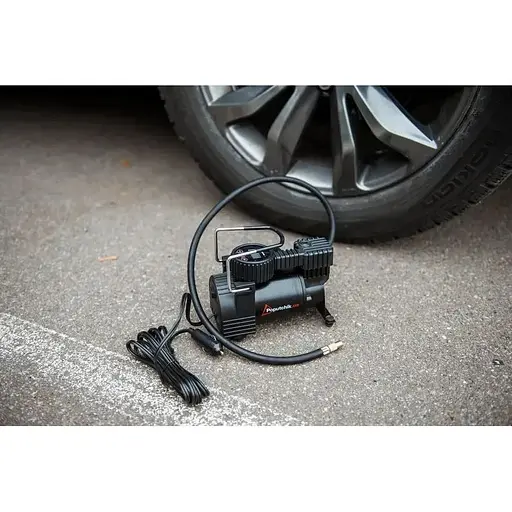 Автокомпрессор Poputchik 40 л/мин Автостоп с цифровым манометром 10 АТМ/150PSI - фото 2