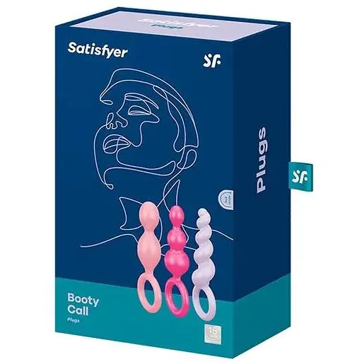 Набор анальных игрушек Satisfyer Plugs (set of 3) - Booty Call - фото 3