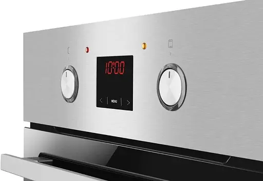 Духовка электрическая Hansa 60 см 62 л A гриль эмаль легкого очищения нержавеющая сталь - фото 9