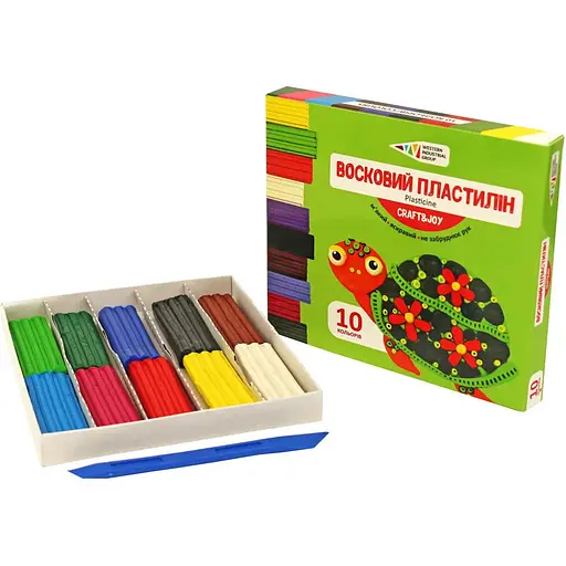 Пластилин Гамма Craft and Joy 10×120 г со стеком   - фото 1