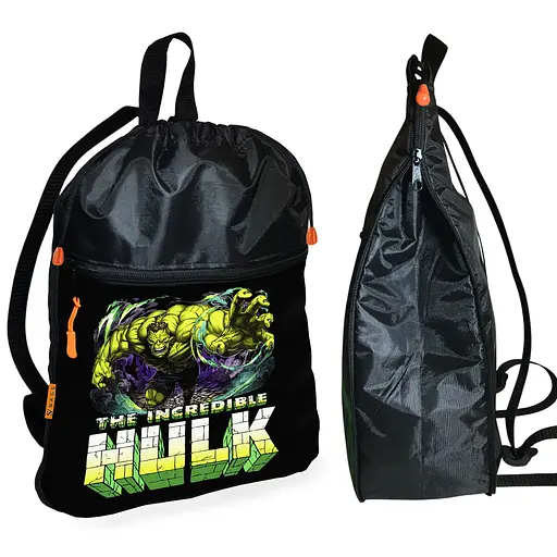 Рюкзак-мішок для школи з Халк "Hulk" дитяча сумка для взуття та спортивного одягу (01487)