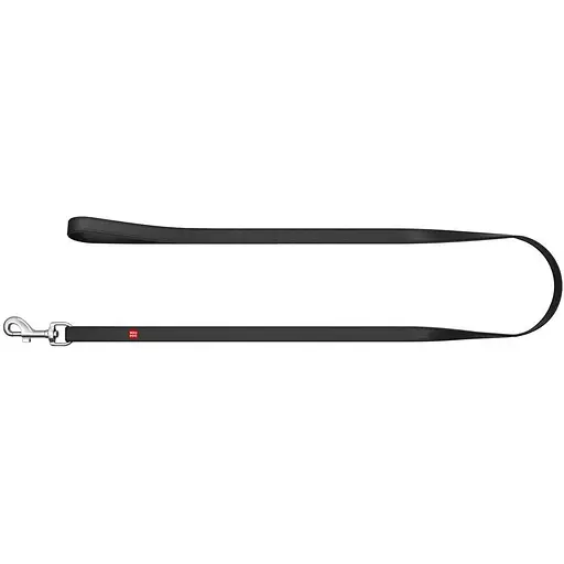 Повідець для собак Waudog Design шкіряний S-M чорний - фото 2