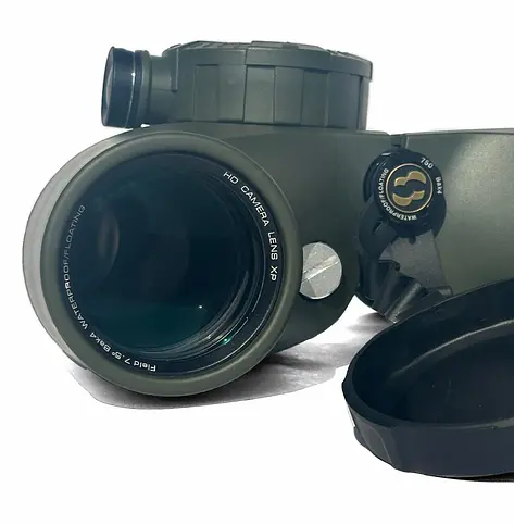 Бинокль Boshile 7х50 круг с дальномерной сеткой и компасом (Зеленый) - фото 7