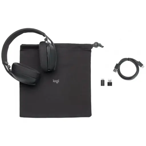 Bluetooth-гарнитура Logitech Zone Vibe Wireless MS Graphite (981-001157) - фото 4