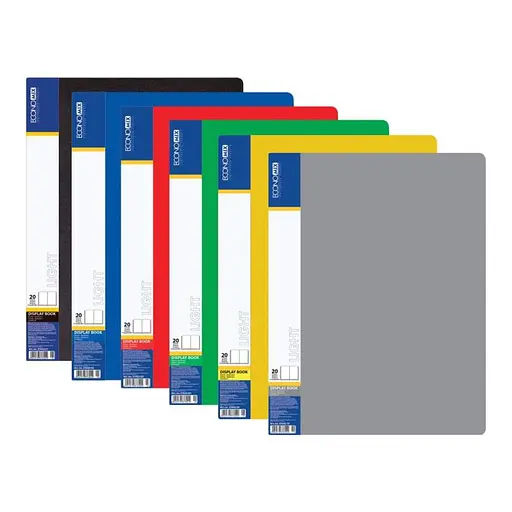 Папка з 20 файлами А4 E30602 Economix (4044572306029) Жовтий - фото 2