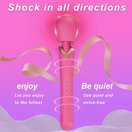 Вібратор B - Series Cute Perfect Wand 30 см (рожевий) - фото 12