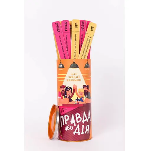 Настольная игра Fun Games Shop Правда или Дело: Для компаний (укр.) (FGS21) - фото 1