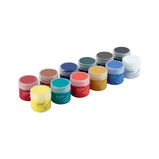 Акрилові фарби Kite Creative 12 кольорів, 20 мл (K-275) - фото 4
