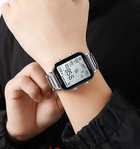 Наручний годинник чоловічий 1888SI Silver Skmei acs0030499 - фото 3