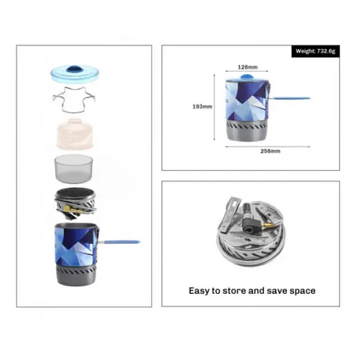 Система для приготовления Fire Maple Mars со шлангом (1060-MARS) - фото 4