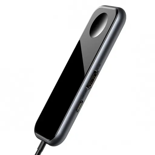 Адаптер хаб Baseus Multifunctional Type-C to 2xUsb3.0 HDMI 3.5mm+ PD + iWatch CAHub-AZ0G - фото 6