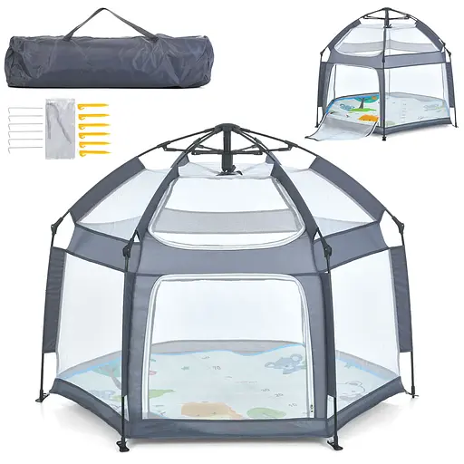 Намет каркасний, MR1512SilverMist, автоматично розкладається, килимок