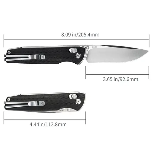 Ніж складаний SRM Terrier 258L-GB, чорний - фото 8