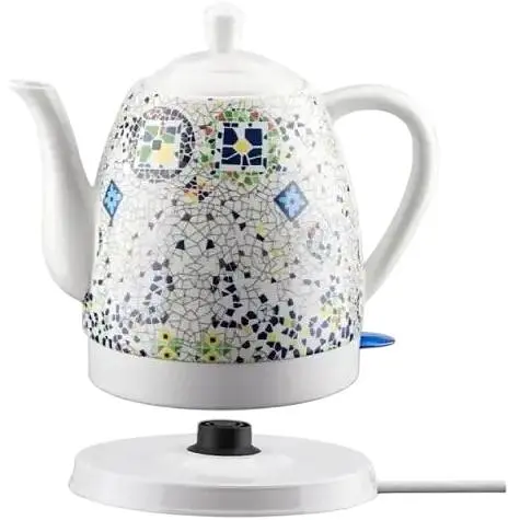 Электрочайник кухонный керамический чайник с мозаикой на 1,4 л MS 7837 1000W