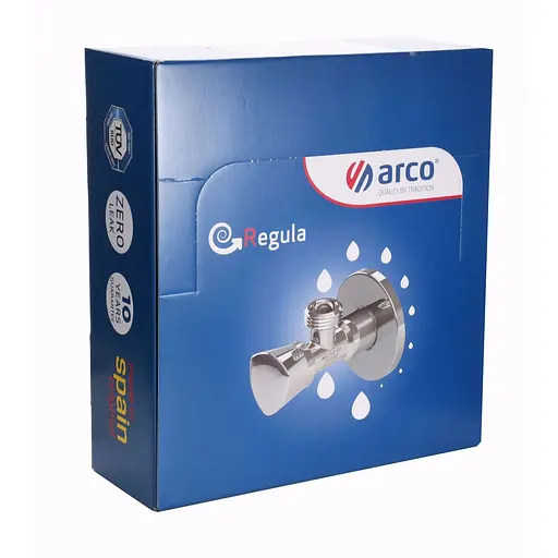 Набір кранів вентильних кутових Arco 1/2″х1/2″ Zenit Regula Z0912 30шт. VTQ005 000016257 - фото 2