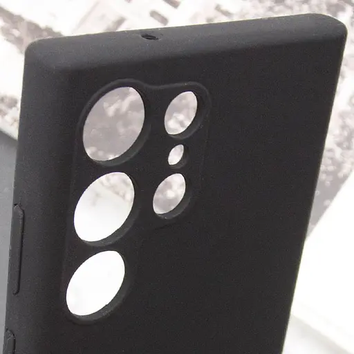 Чохол Lakshmi Silicone Cover Full Camera (AAA) для Samsung Galaxy S24 Ultra Чорний / Black - фото 6
