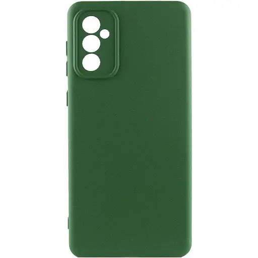 Чохол Getman TPU Liquid Silk Full Camera для Samsung Galaxy A55 Зелений/Dark green