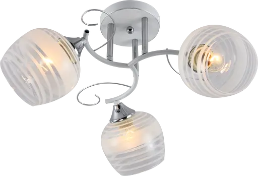 Люстра декоративна V XA1250/3 White+Chrome на 3 плафони