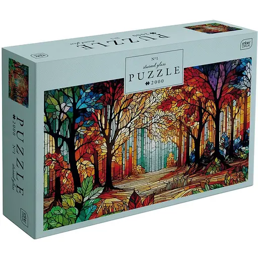 Пазлы трехслойные Interdruk Stained Glass 1, 2000 шт. (385 000)