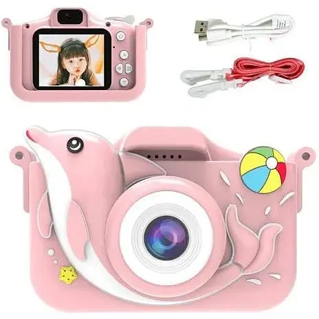 Фотоаппарат детский ET015 ET015 Pink - фото 3
