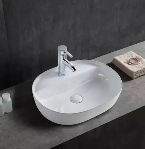 Умивальник Dusel Torino 510161W, Білий - фото 2