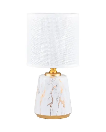 Настольная лампа Zuma Line 5905316628823 Ceri E14 1x40W IP20 белая - фото 1