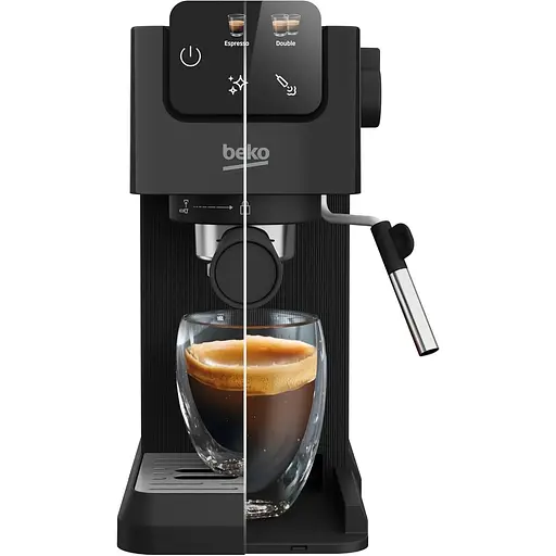 Кофеварка Beko рожковая 1.1 л молотая черный - фото 7