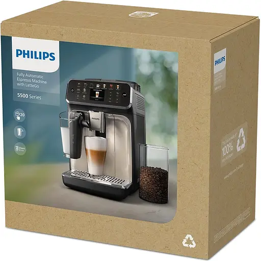 Кавомашина Philips LatteGo 5500 (EP5547/90) - фото 6