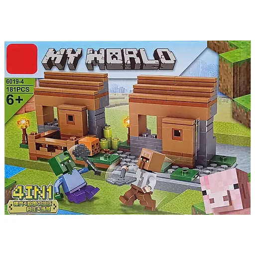 Дитячий конструктор Minecraft LD6019-4, 181 деталь