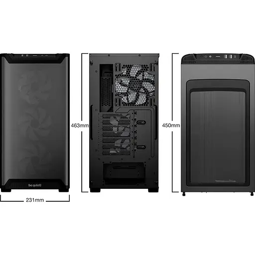Корпус Be quiet! PURE BASE 501 LX Black (BGW78) - фото 5