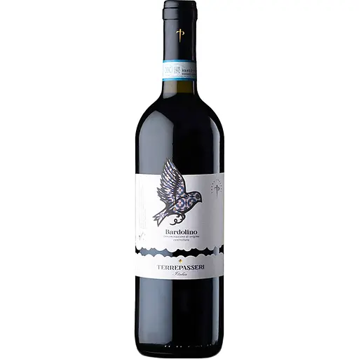 Вино Terre Passeri Bardolino DOC красное сухое 12% 0.75 л