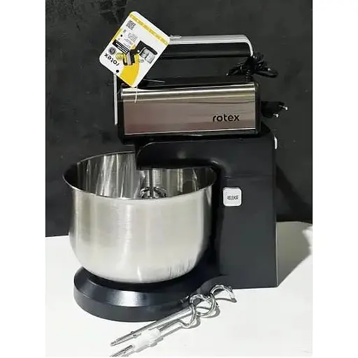 Стационарный миксер Rotex RHM500-S чаша из нержавеющей стали 3.5 л 500 Вт - фото 3