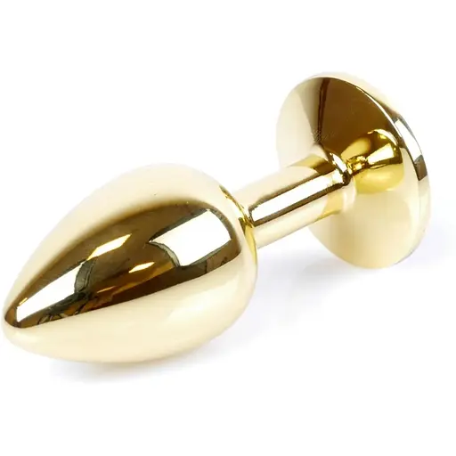 Анальна пробка Boss Of Toys Boss Series - Jewellery Gold Plug Rose S, BS6400018, Золотий / Світло-рожевий - фото 3