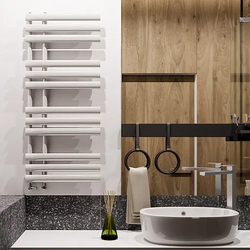 Рушникосушка дизайнерська Ideale Eva 11 12/1130/500 чорний, Чорний - фото 5