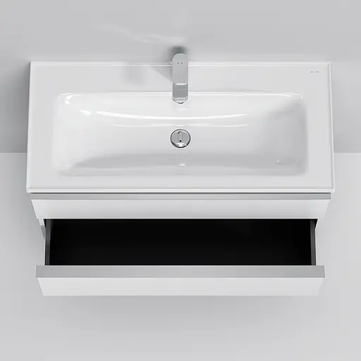 Тумба з умивальником AM.PM X-Joy S підвісна 100 см 2 ящики білий MTA-FHX1002WG-WCC1002WG Білий - фото 3