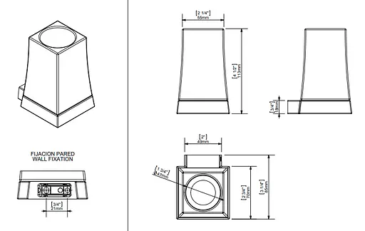 Склянка для зубних щіток Sonia S7 131761 хром - фото 3