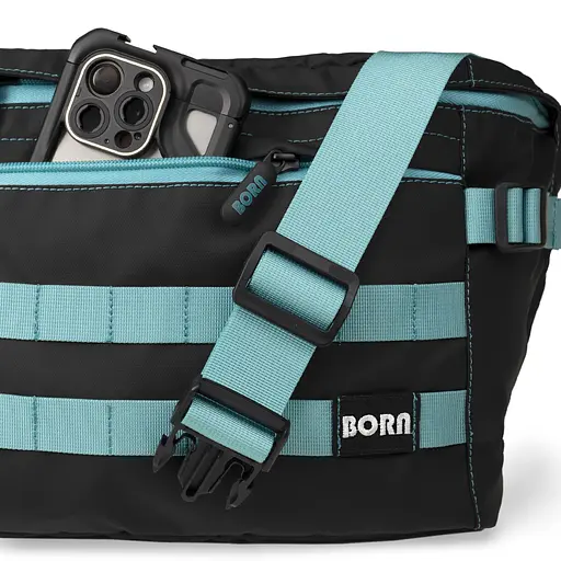 Сумка Born TechTrail bag черно-мятная - фото 3