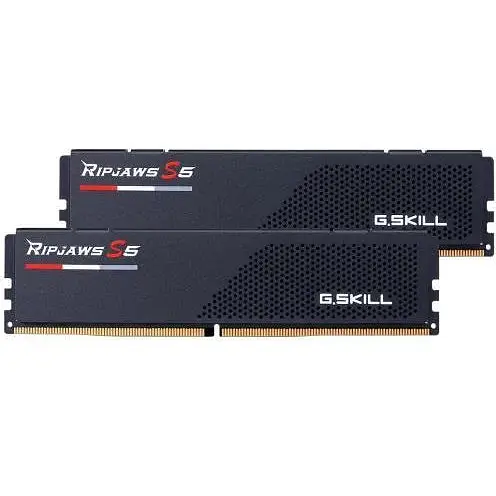 Память оперативная G.Skill Ripjaws S5 16Gb x 2 DDR5 6400 MHz 32-39-39-102 (F5-6400J3239G16GX2-RS5K) - фото 1
