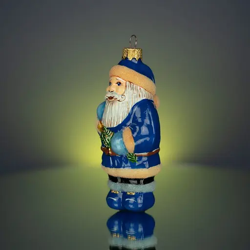 Ялинкова прикраса Різдвяні історії Миколайчик зимовий скло (4820001128222) - фото 3