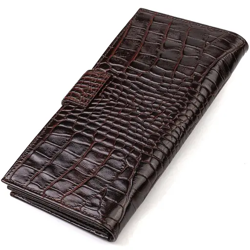 Мужской кожаный кошелек Canpellini 9х18.7х1 см acs0025598 - фото 2