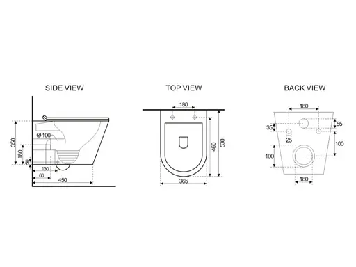Унитаз подвесной Asignatura Exclusive золотой с крышкой Soft Close 57802803 , Золотой - фото 2