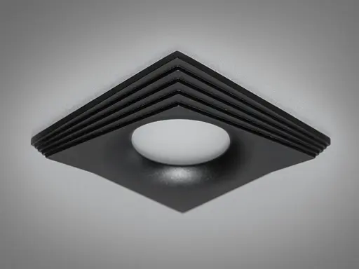 Серія "Аluminium", якісний алюмінієвий точковий світильник, чорний - фото 4